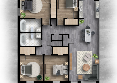Four Bedroom Apartment